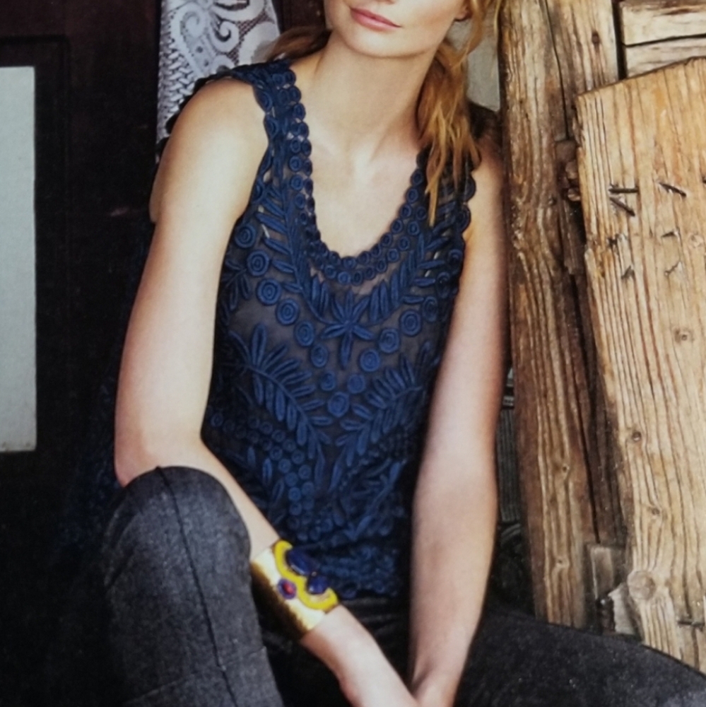 Anthropologie lace top
